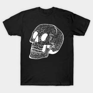 Skull Doodle (Black) T-Shirt